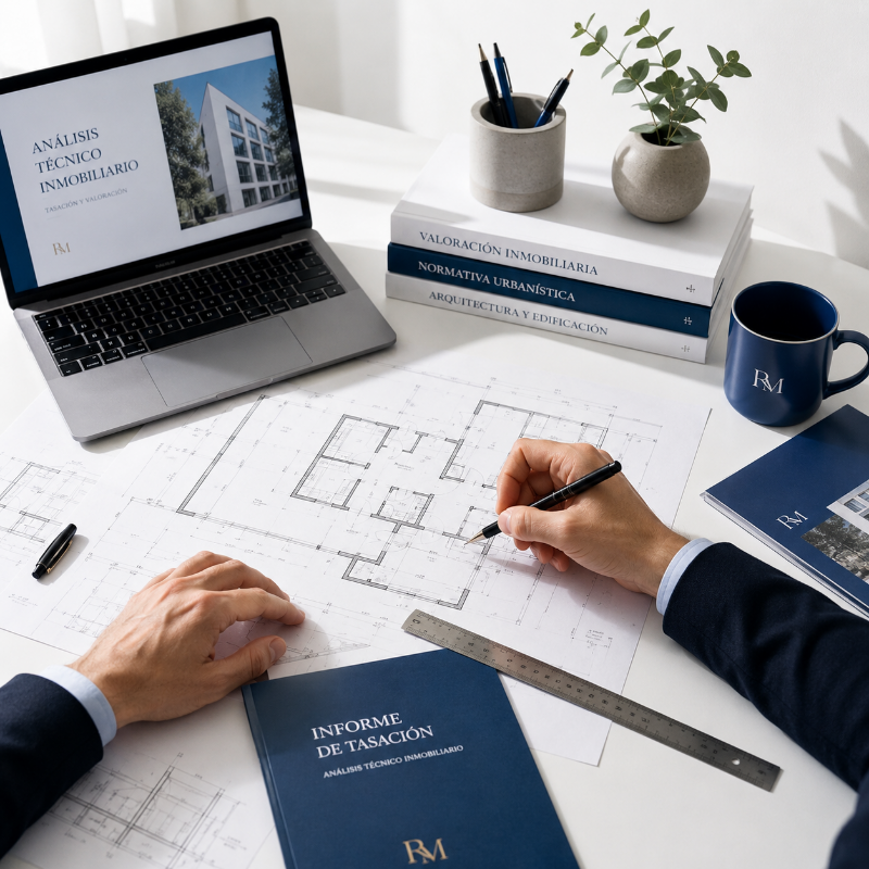 Tasaciones inmobiliarias, análisis patrimonial e informes técnicos para la valoración de inmuebles.