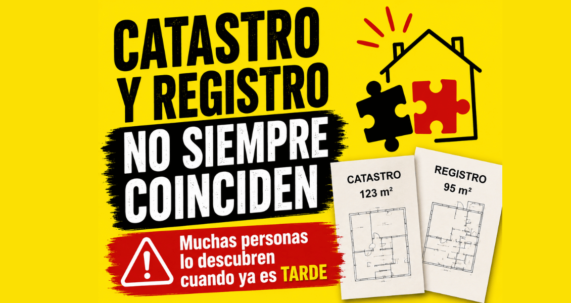 Problemas entre Catastro y Registro al vender o heredar una vivienda