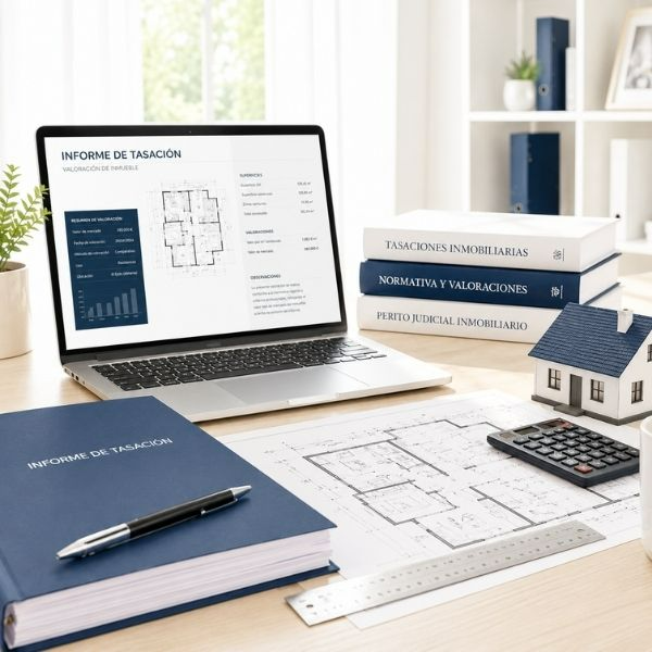 Informe de tasación inmobiliaria elaborado por perita judicial para valoraciones en herencias, divorcios, extinción de condominio y procedimientos judiciales.