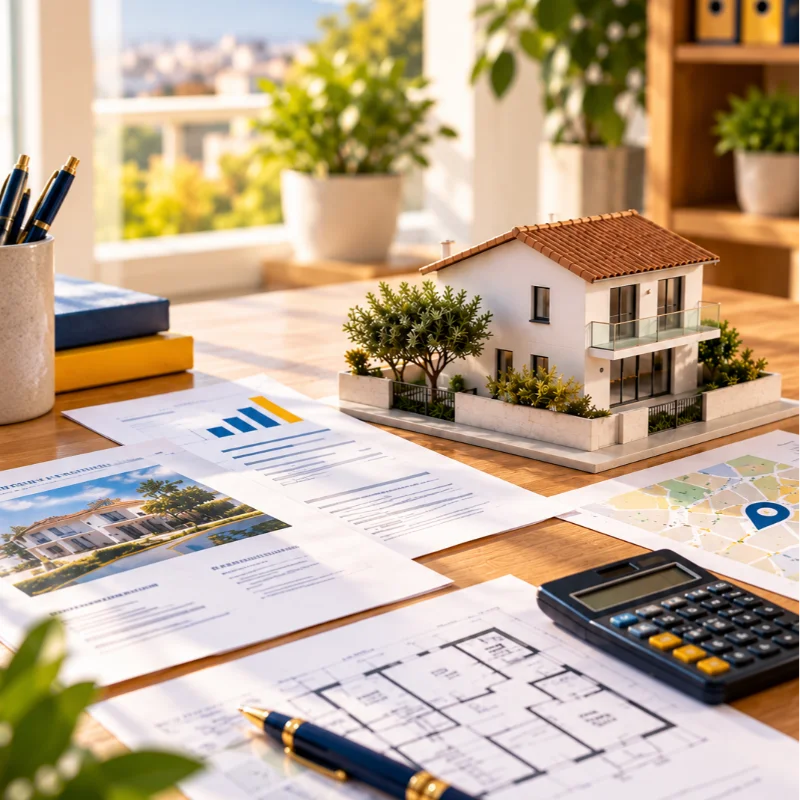 Valoración inmobiliaria de una vivienda mediante análisis de documentación, planos y datos de mercado