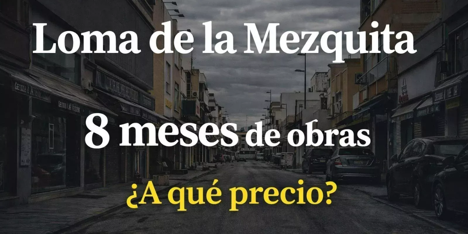 Obras que asfixian: cuando la transformación urbana ignora la realidad