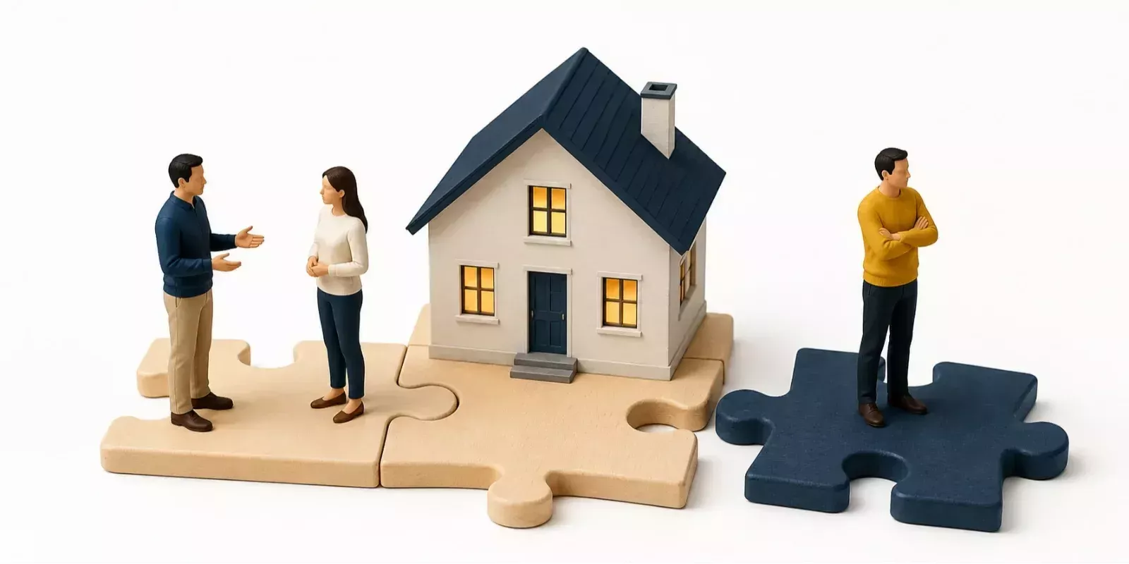 Copropiedad de vivienda con un propietario que no quiere vender