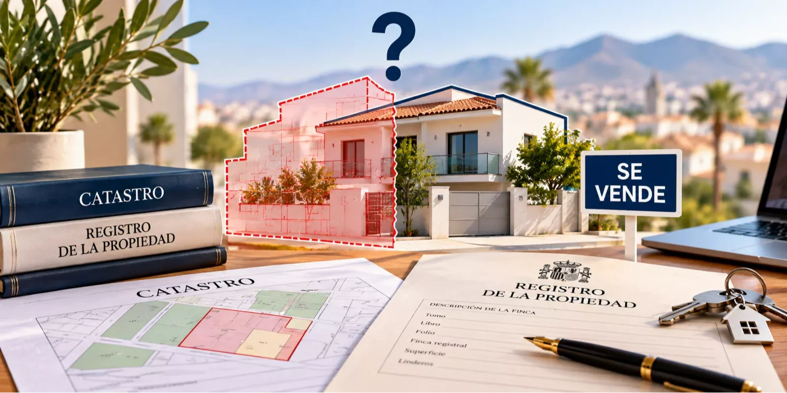 ¿Se puede vender una vivienda si Catastro y Registro no coinciden?